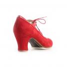 Flamenco dance Shoe Candor Suède Red