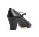 Flamenco dance Shoe Salón Correa black leather