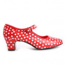 Flamenco Dance Shoe Polka Dots