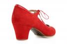 Flamenco dance Shoe Candor Suède Red Ba