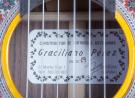 Graciliano Pérez oval flamenco guitar